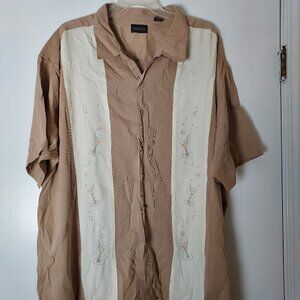 Men's Warehouse/Alexander Lloyd Guayabera Shirt 4XL